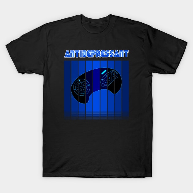 Sega Antidepressant T-Shirt by TheWellRedMage